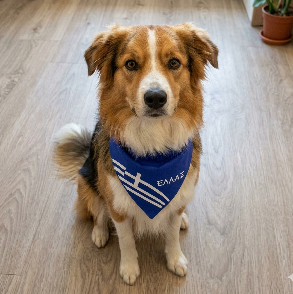 Greek Dog Cat  Bandana