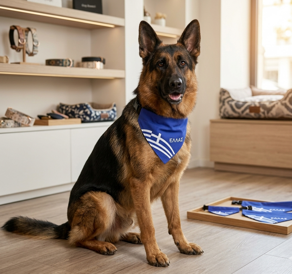 Greek Dog Cat  Bandana