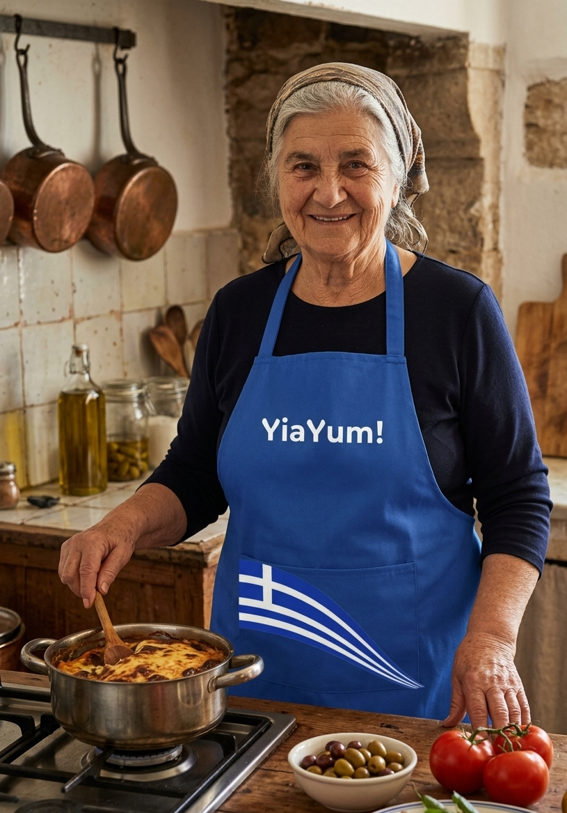 Greek YiaYum! Apron
