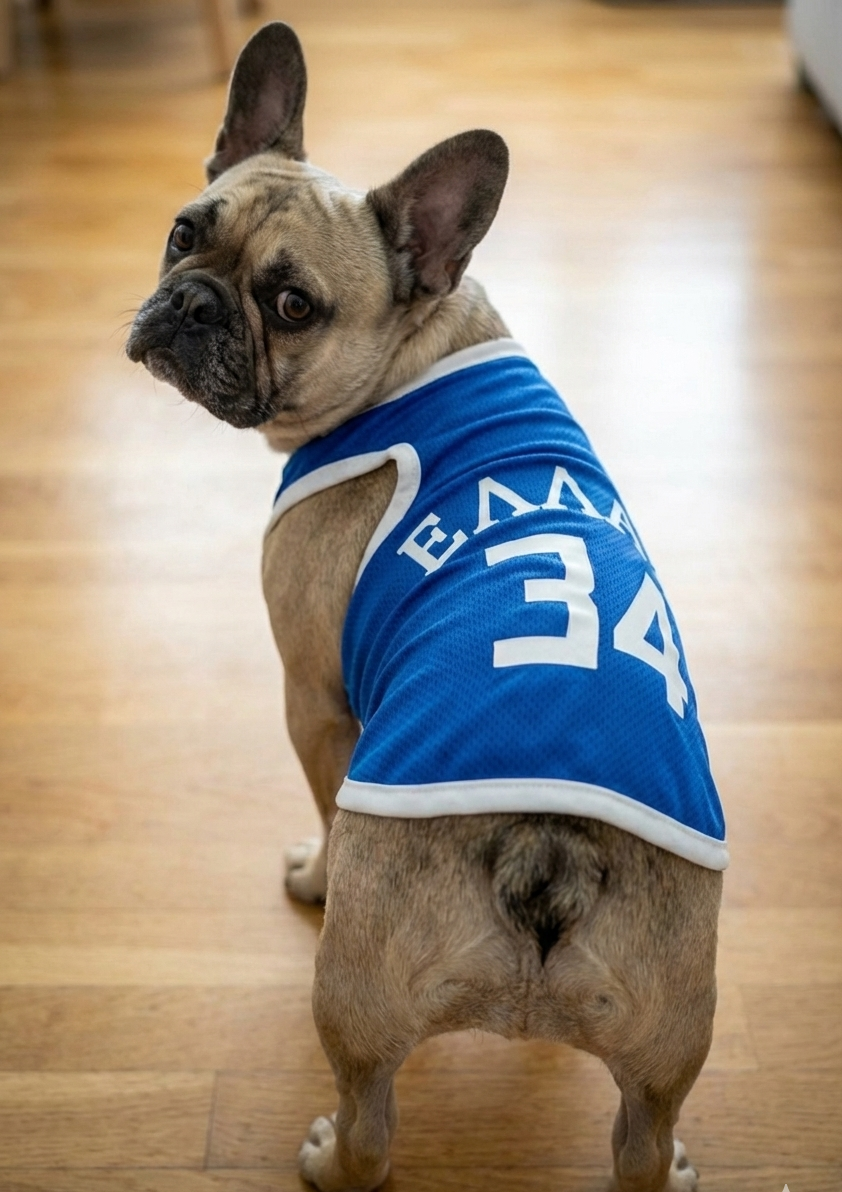 Dog/Cat Greek Basketball Tshirt
