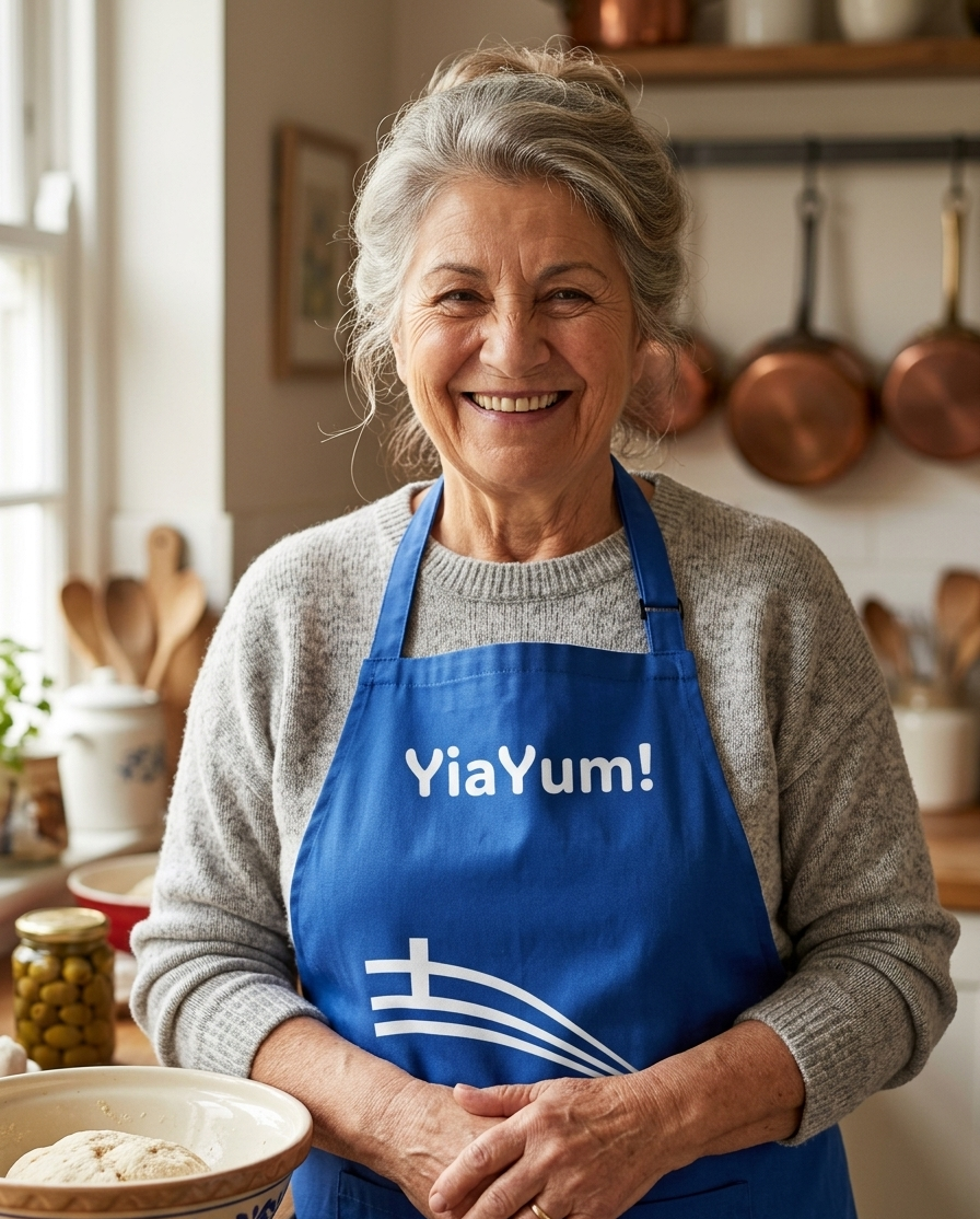 Greek YiaYum! Apron